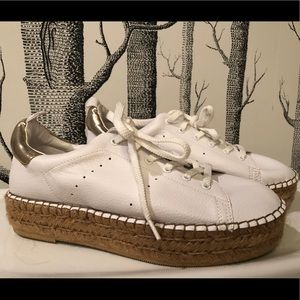 Steven by Steve Madden White Espadrille Sneakers